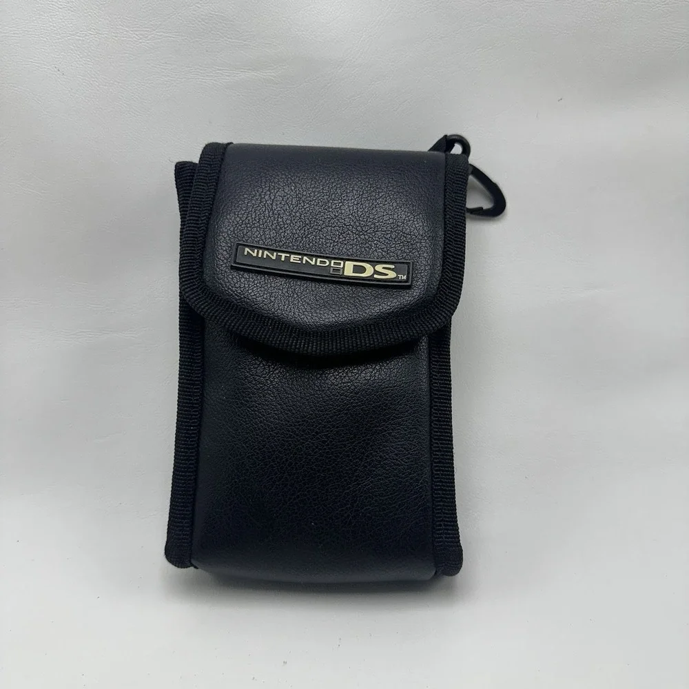 Nintendo DS Switch N' Carry Case Travel Bag Pouch Black Soft Case Belt Loop